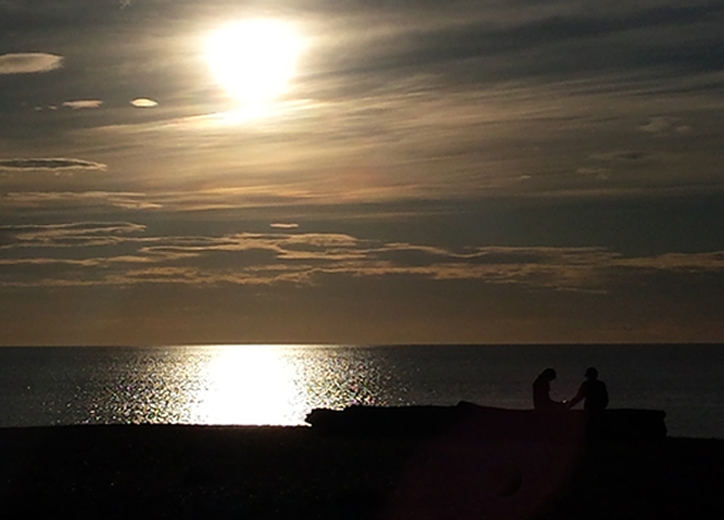 Beach Front Motel Napier Sunset